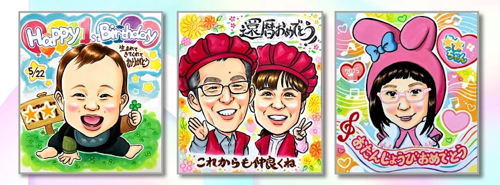 Saiの似顔絵作品その１