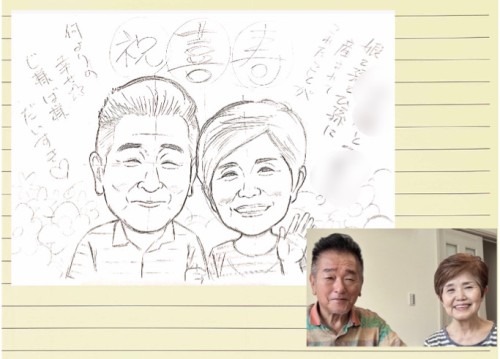 下描きのイメージ